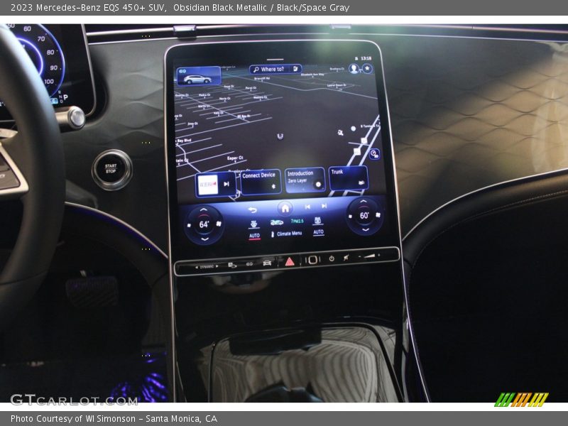Obsidian Black Metallic / Black/Space Gray 2023 Mercedes-Benz EQS 450+ SUV