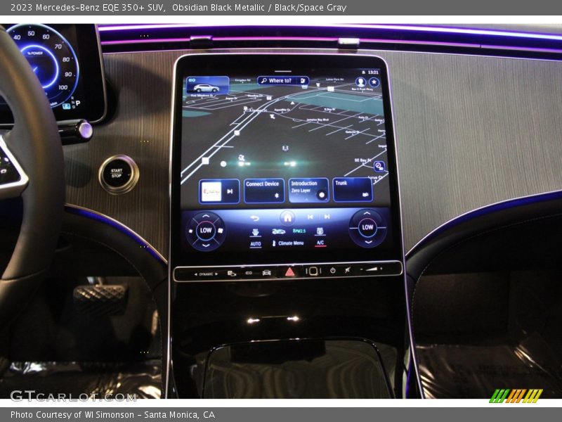 Obsidian Black Metallic / Black/Space Gray 2023 Mercedes-Benz EQE 350+ SUV