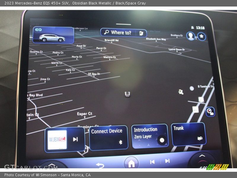 Obsidian Black Metallic / Black/Space Gray 2023 Mercedes-Benz EQS 450+ SUV