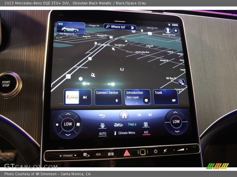 Obsidian Black Metallic / Black/Space Gray 2023 Mercedes-Benz EQE 350+ SUV