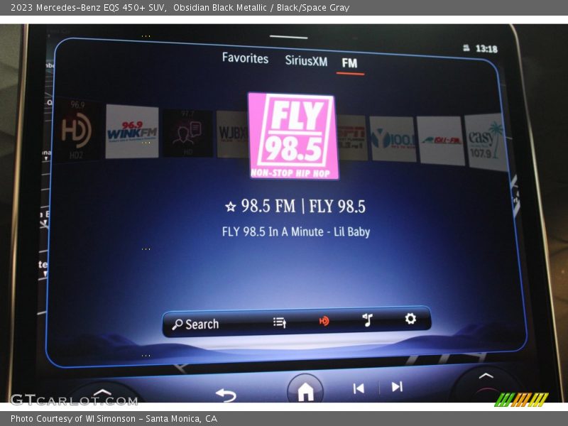Obsidian Black Metallic / Black/Space Gray 2023 Mercedes-Benz EQS 450+ SUV