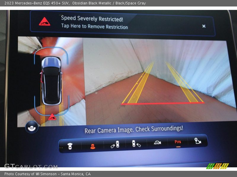 Obsidian Black Metallic / Black/Space Gray 2023 Mercedes-Benz EQS 450+ SUV