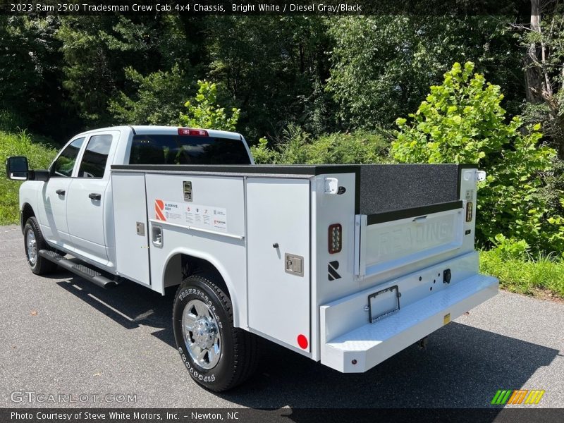 Bright White / Diesel Gray/Black 2023 Ram 2500 Tradesman Crew Cab 4x4 Chassis