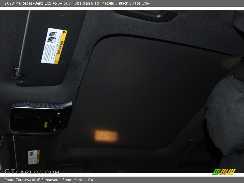 Obsidian Black Metallic / Black/Space Gray 2023 Mercedes-Benz EQS 450+ SUV