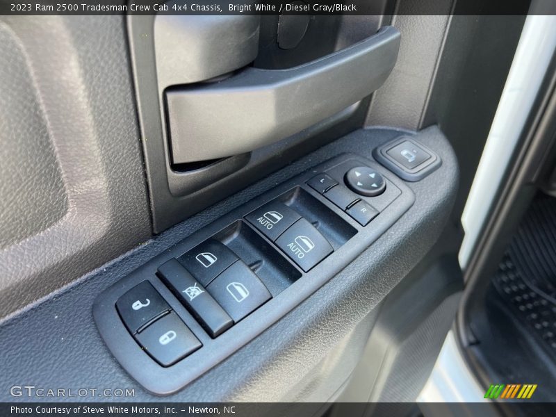 Bright White / Diesel Gray/Black 2023 Ram 2500 Tradesman Crew Cab 4x4 Chassis