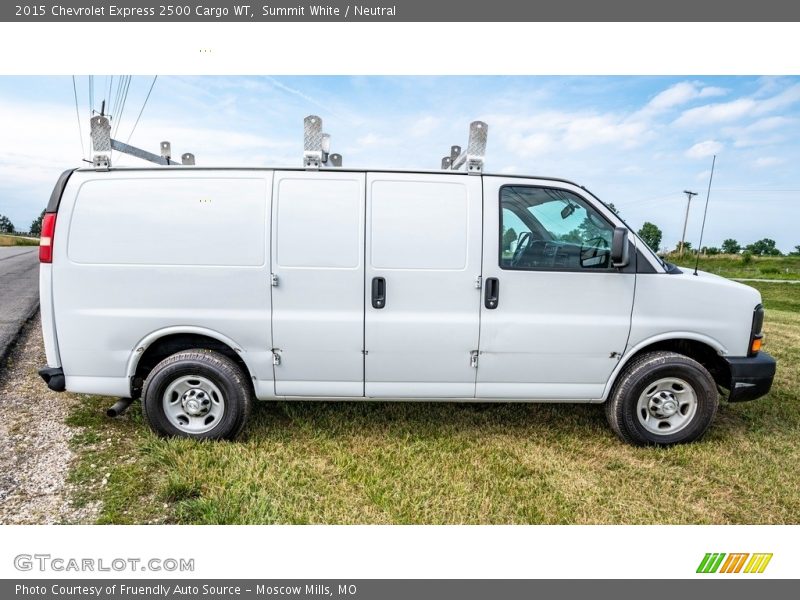 Summit White / Neutral 2015 Chevrolet Express 2500 Cargo WT