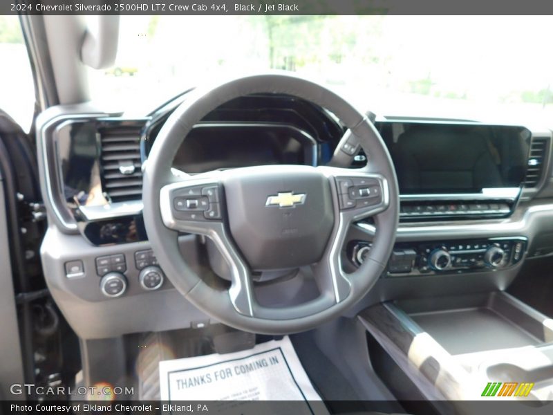 Dashboard of 2024 Silverado 2500HD LTZ Crew Cab 4x4