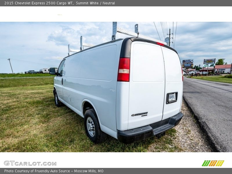 Summit White / Neutral 2015 Chevrolet Express 2500 Cargo WT