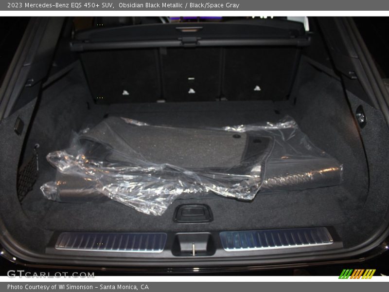 Obsidian Black Metallic / Black/Space Gray 2023 Mercedes-Benz EQS 450+ SUV