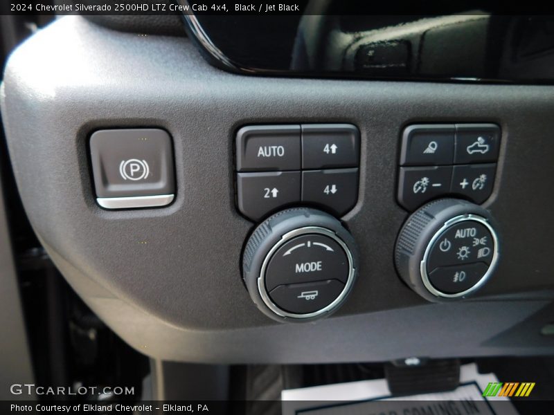 Controls of 2024 Silverado 2500HD LTZ Crew Cab 4x4