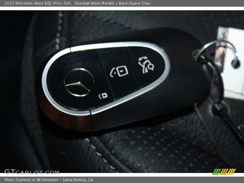 Obsidian Black Metallic / Black/Space Gray 2023 Mercedes-Benz EQS 450+ SUV