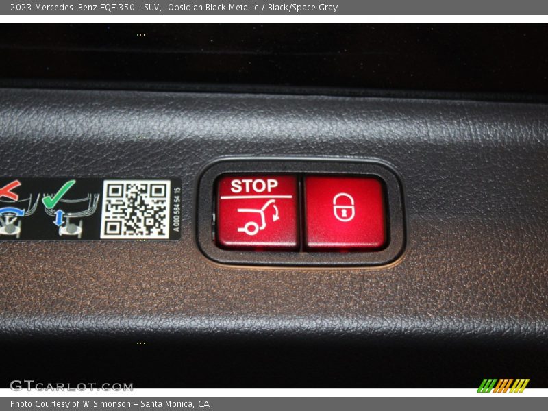 Obsidian Black Metallic / Black/Space Gray 2023 Mercedes-Benz EQE 350+ SUV