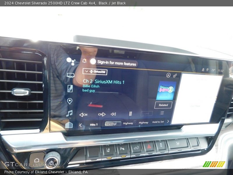 Black / Jet Black 2024 Chevrolet Silverado 2500HD LTZ Crew Cab 4x4