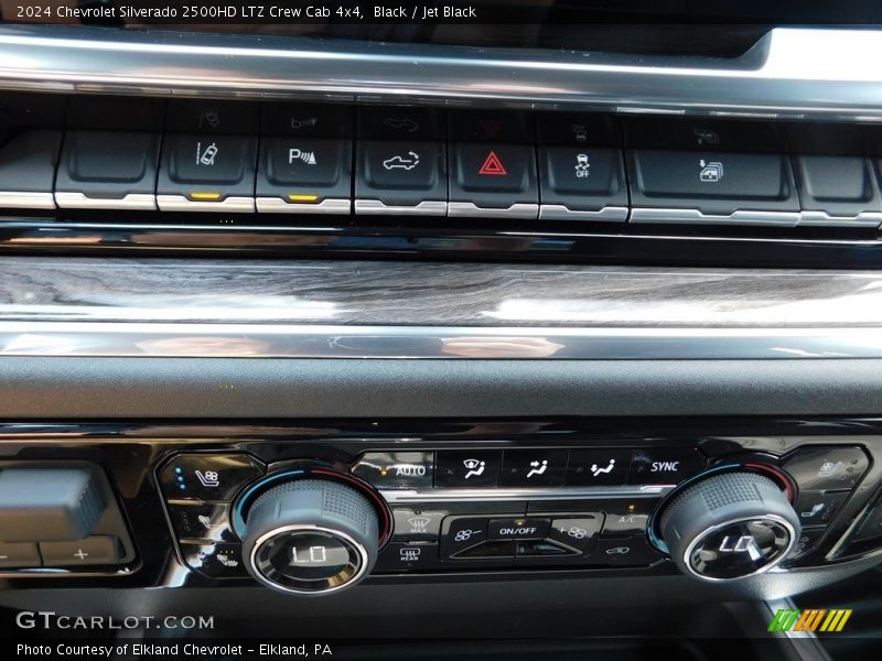 Black / Jet Black 2024 Chevrolet Silverado 2500HD LTZ Crew Cab 4x4