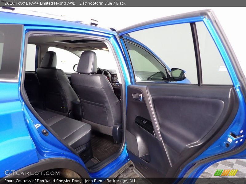 Electric Storm Blue / Black 2016 Toyota RAV4 Limited Hybrid AWD