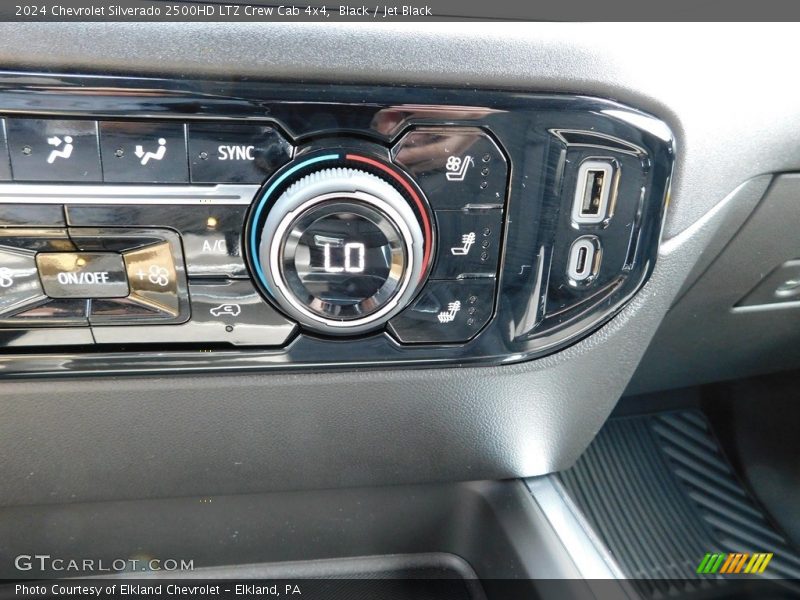Controls of 2024 Silverado 2500HD LTZ Crew Cab 4x4