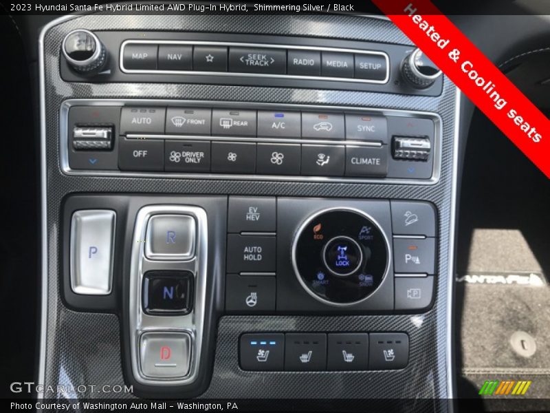 Shimmering Silver / Black 2023 Hyundai Santa Fe Hybrid Limited AWD Plug-In Hybrid