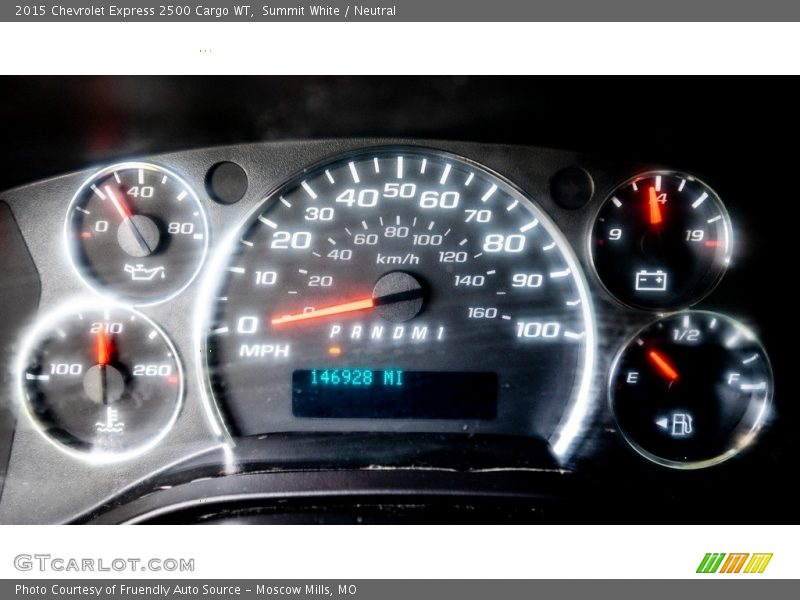 Summit White / Neutral 2015 Chevrolet Express 2500 Cargo WT