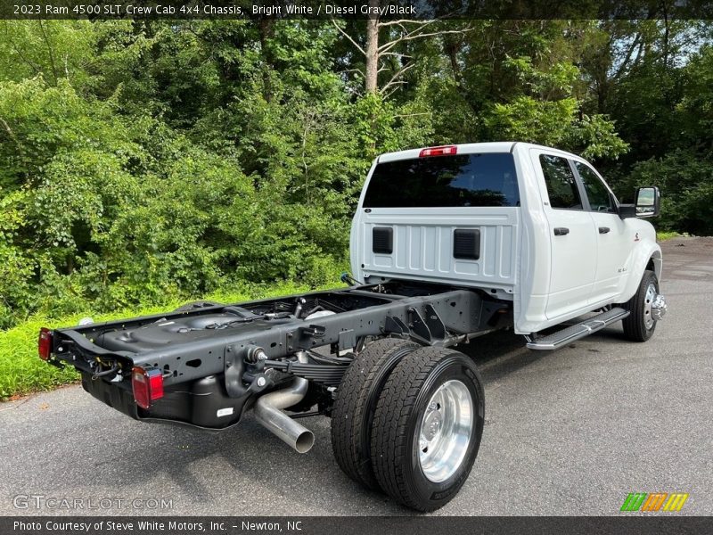 Bright White / Diesel Gray/Black 2023 Ram 4500 SLT Crew Cab 4x4 Chassis