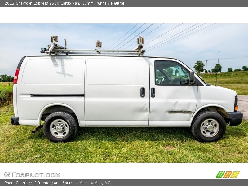 Summit White / Neutral 2013 Chevrolet Express 2500 Cargo Van