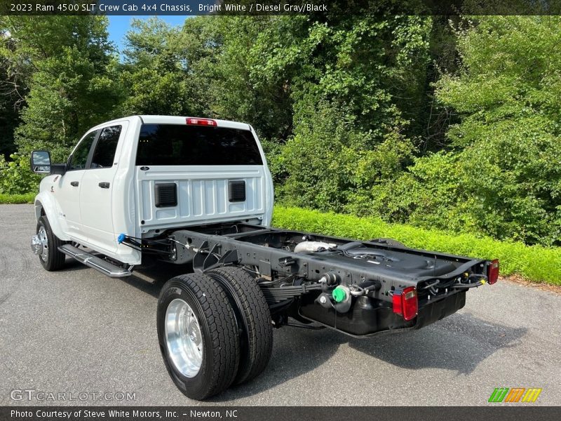 Bright White / Diesel Gray/Black 2023 Ram 4500 SLT Crew Cab 4x4 Chassis