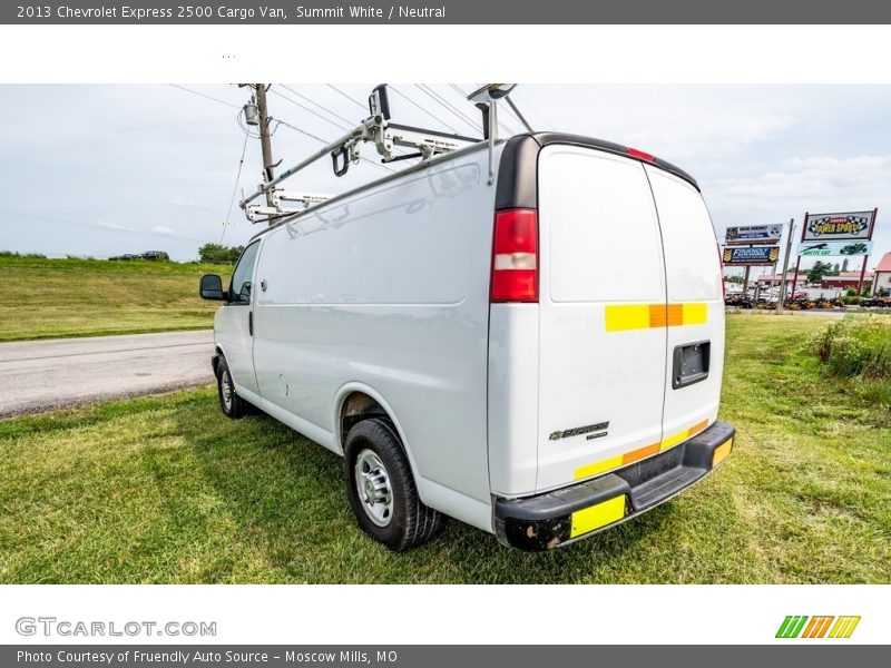 Summit White / Neutral 2013 Chevrolet Express 2500 Cargo Van