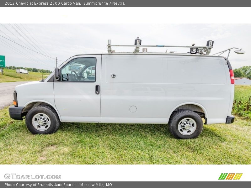 Summit White / Neutral 2013 Chevrolet Express 2500 Cargo Van