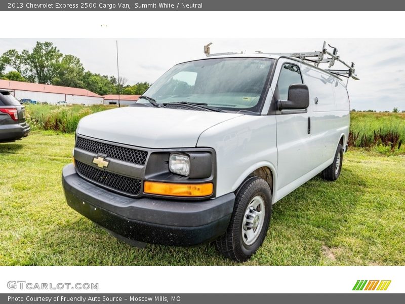 Summit White / Neutral 2013 Chevrolet Express 2500 Cargo Van