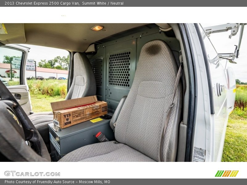 Summit White / Neutral 2013 Chevrolet Express 2500 Cargo Van