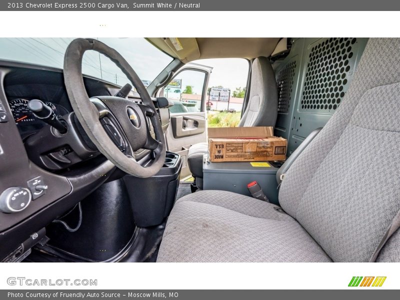 Summit White / Neutral 2013 Chevrolet Express 2500 Cargo Van