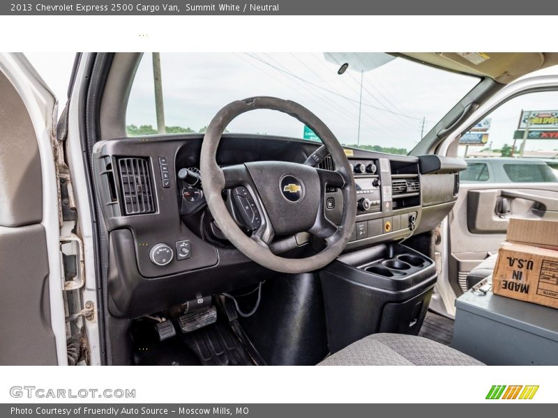Summit White / Neutral 2013 Chevrolet Express 2500 Cargo Van