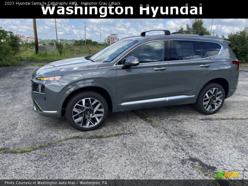 Hampton Gray / Black 2023 Hyundai Santa Fe Calligraphy AWD