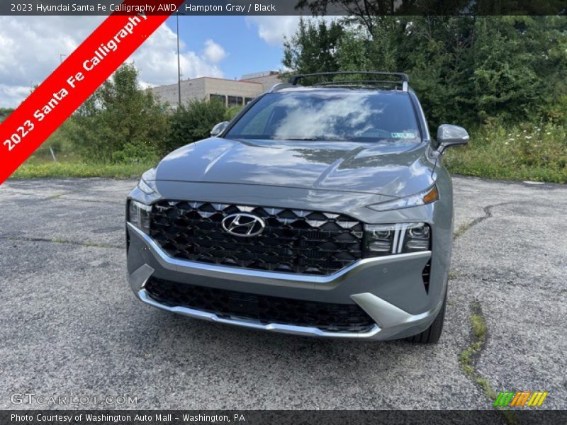 Hampton Gray / Black 2023 Hyundai Santa Fe Calligraphy AWD