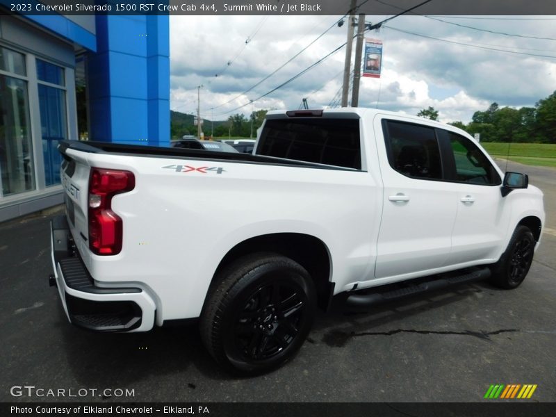 Summit White / Jet Black 2023 Chevrolet Silverado 1500 RST Crew Cab 4x4