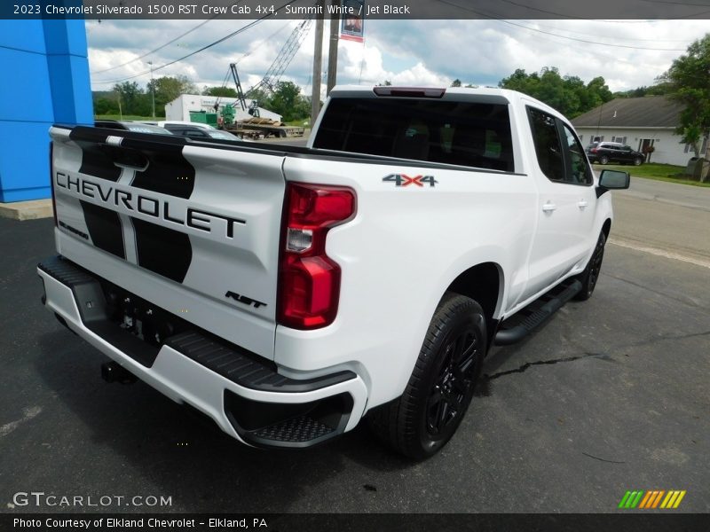 Summit White / Jet Black 2023 Chevrolet Silverado 1500 RST Crew Cab 4x4