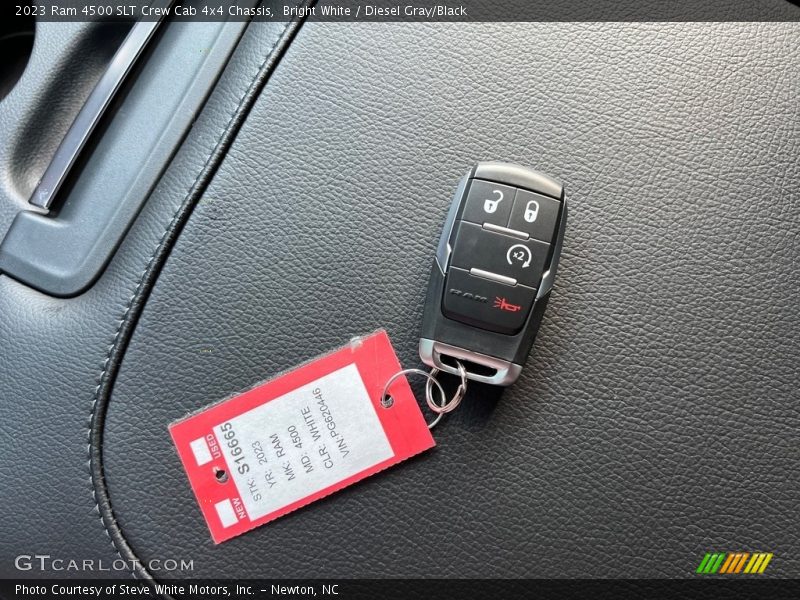 Keys of 2023 4500 SLT Crew Cab 4x4 Chassis