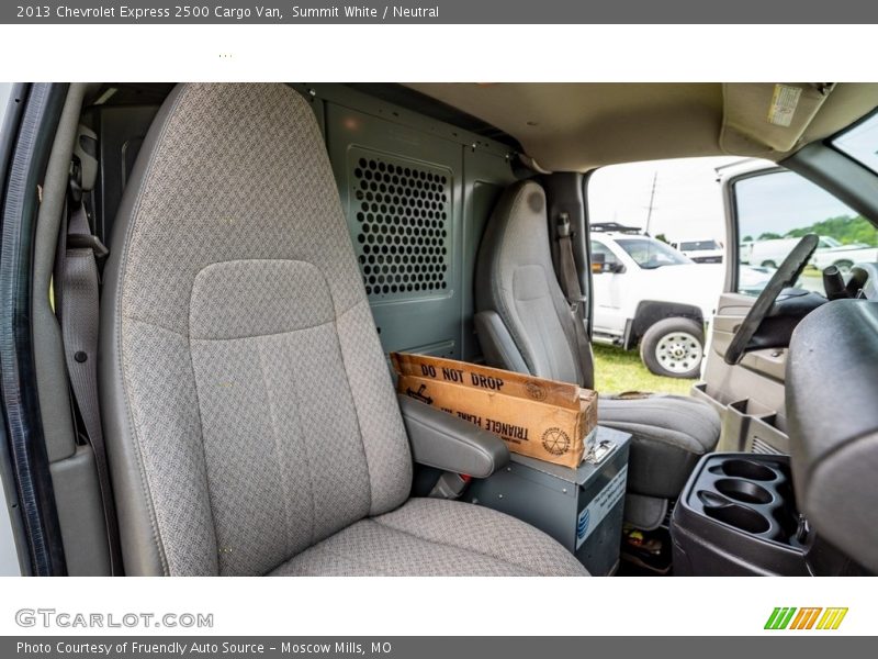 Summit White / Neutral 2013 Chevrolet Express 2500 Cargo Van