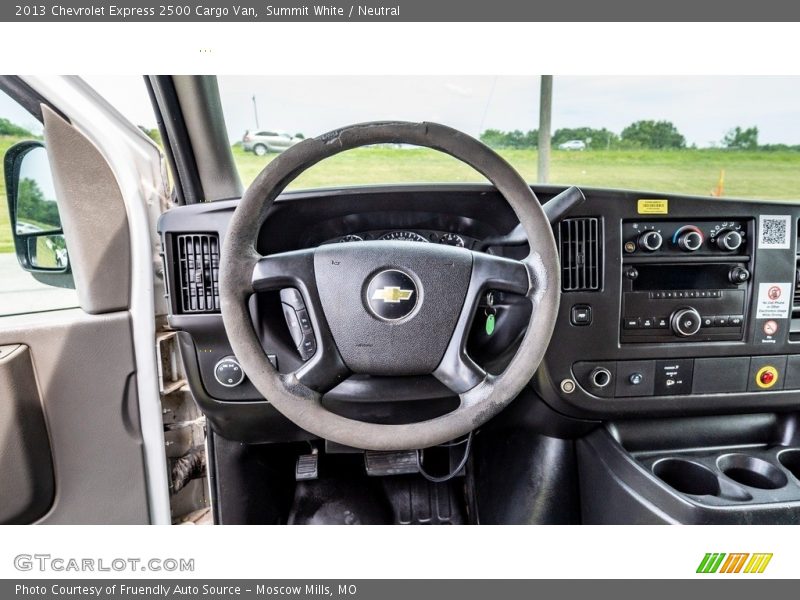 Summit White / Neutral 2013 Chevrolet Express 2500 Cargo Van