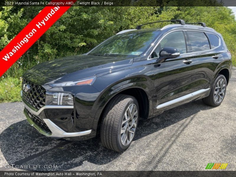 Twilight Black / Beige 2023 Hyundai Santa Fe Calligraphy AWD