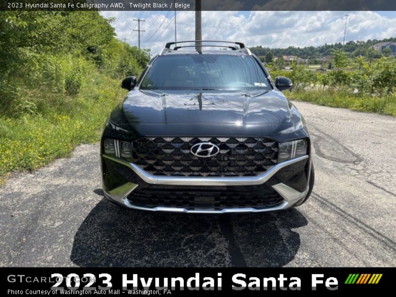 Twilight Black / Beige 2023 Hyundai Santa Fe Calligraphy AWD