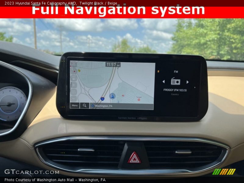 Twilight Black / Beige 2023 Hyundai Santa Fe Calligraphy AWD
