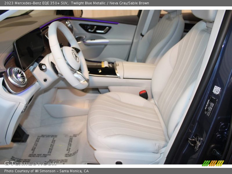 Twilight Blue Metallic / Neva Gray/Sable Brown 2023 Mercedes-Benz EQE 350+ SUV