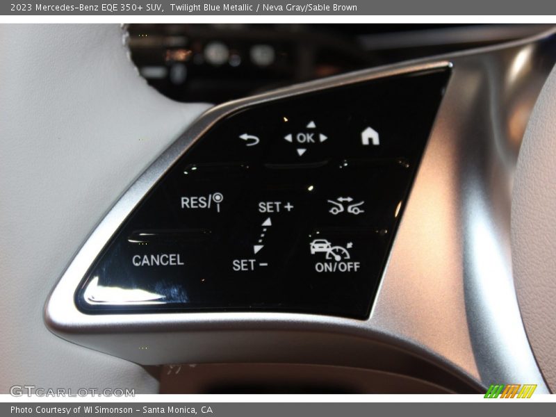 Twilight Blue Metallic / Neva Gray/Sable Brown 2023 Mercedes-Benz EQE 350+ SUV