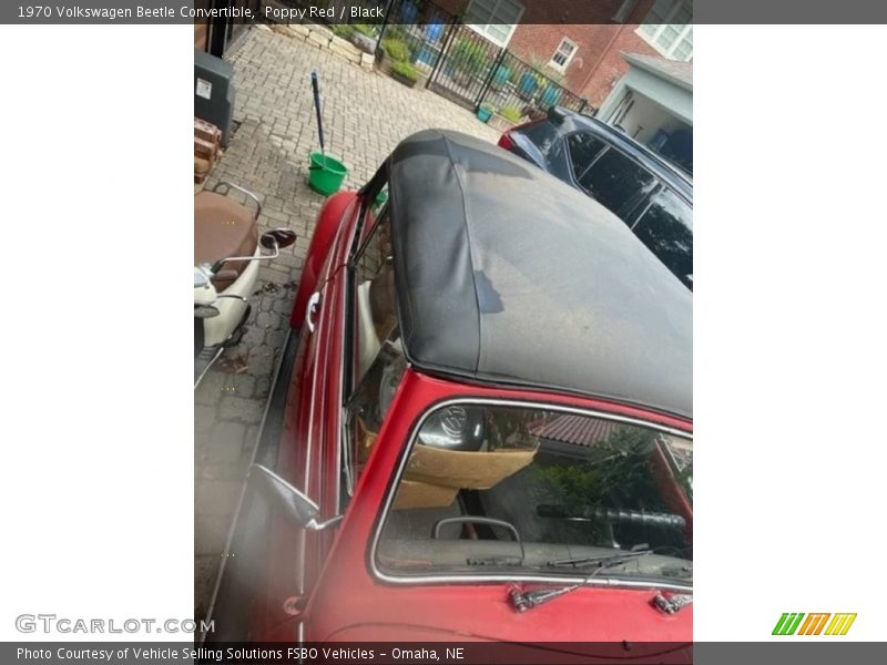 Poppy Red / Black 1970 Volkswagen Beetle Convertible