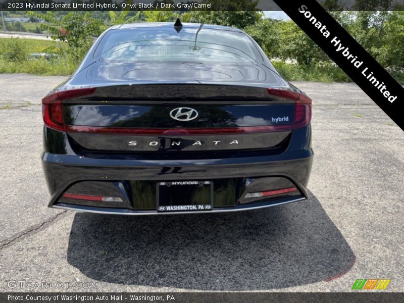 Onyx Black / Dark Gray/Camel 2023 Hyundai Sonata Limited Hybrid