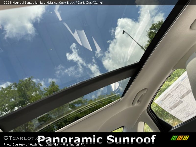 Onyx Black / Dark Gray/Camel 2023 Hyundai Sonata Limited Hybrid
