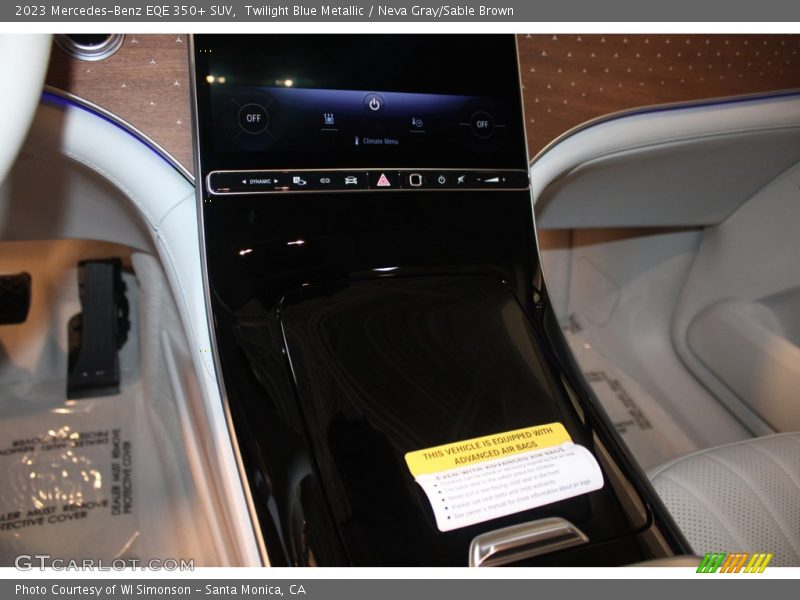 Twilight Blue Metallic / Neva Gray/Sable Brown 2023 Mercedes-Benz EQE 350+ SUV