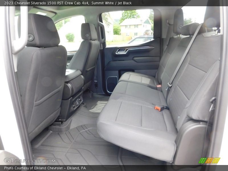 Rear Seat of 2023 Silverado 1500 RST Crew Cab 4x4