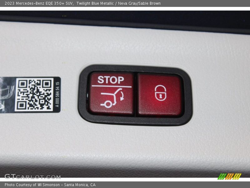 Twilight Blue Metallic / Neva Gray/Sable Brown 2023 Mercedes-Benz EQE 350+ SUV