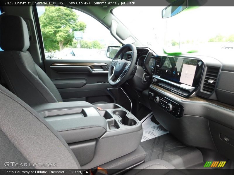 Summit White / Jet Black 2023 Chevrolet Silverado 1500 RST Crew Cab 4x4